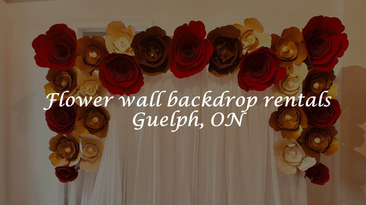 Guelph Flower Wall Rental