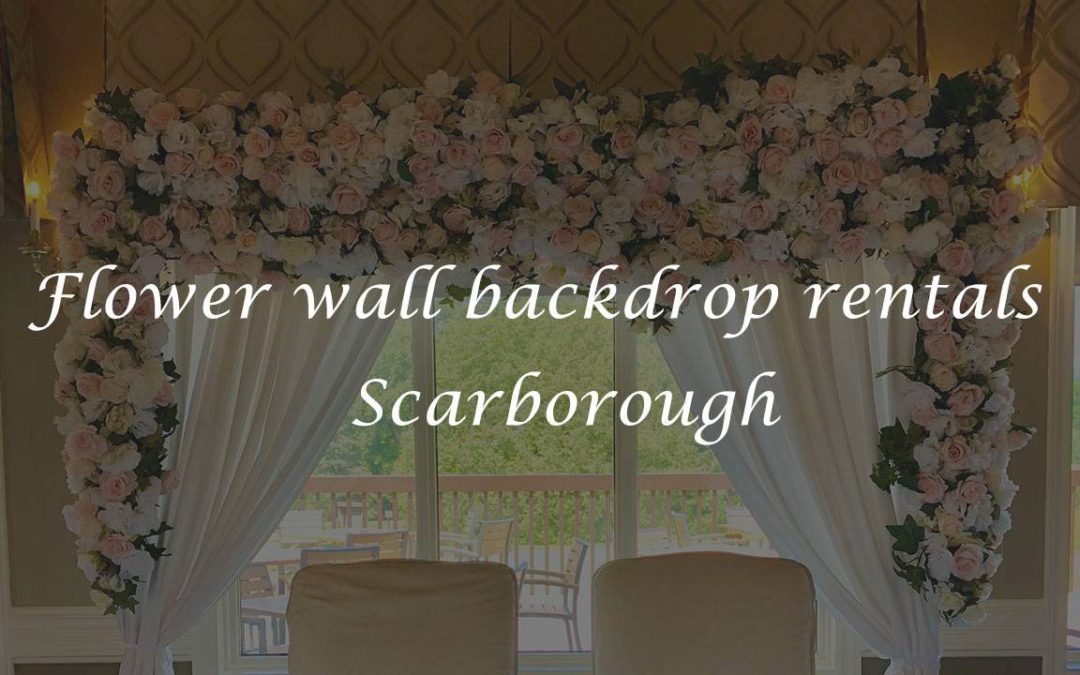 Scarborough Flower Wall Rental