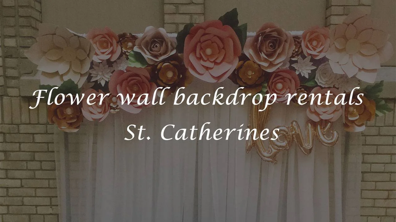 Ajax Flower Wall Rental
