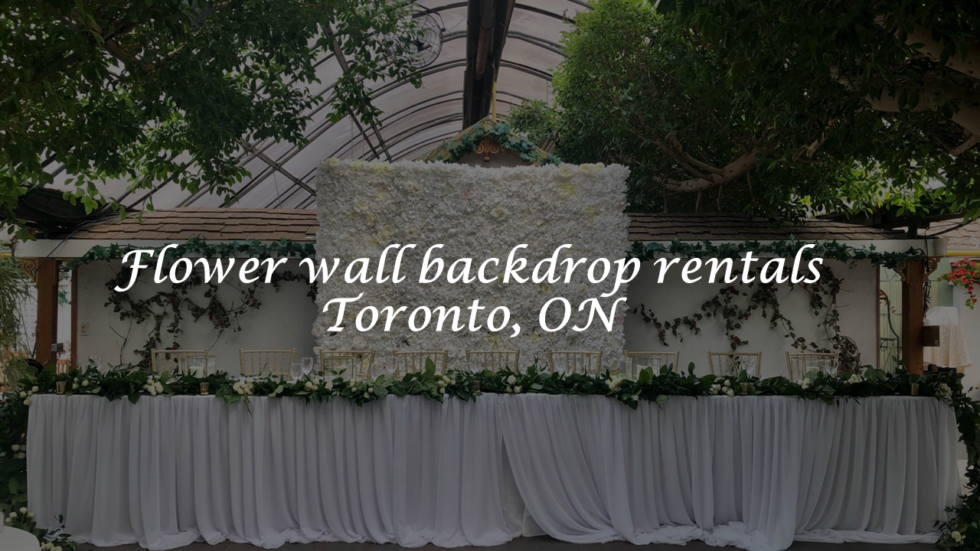 Toronto Flower Wall Rental - Flower Wall Rentals