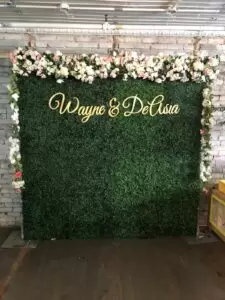 How to Add a Boxwood Toronto Flower Wall Rental to Your Event