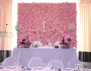 Toronto Winter Wedding Flower Backdrops Rental