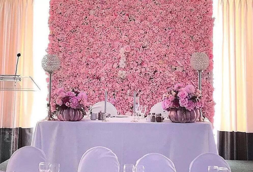 North York Flower Wall Backdrop