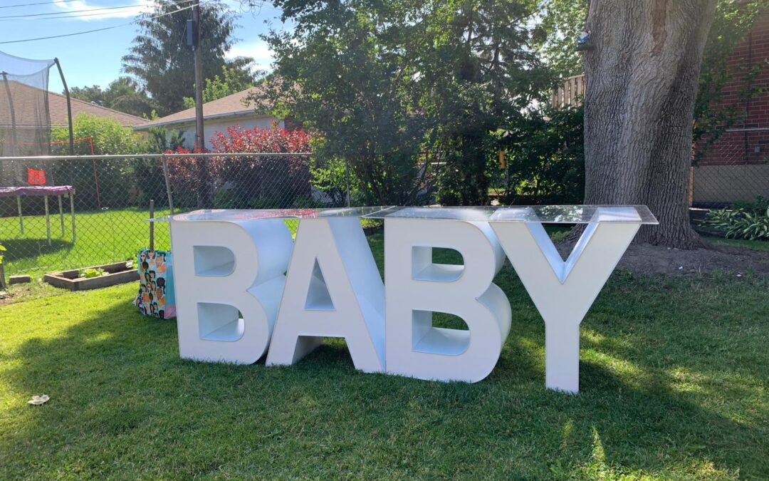marquee letters markham baby shower decor