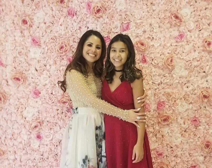 Mom & Daughter - Brampton flower wall