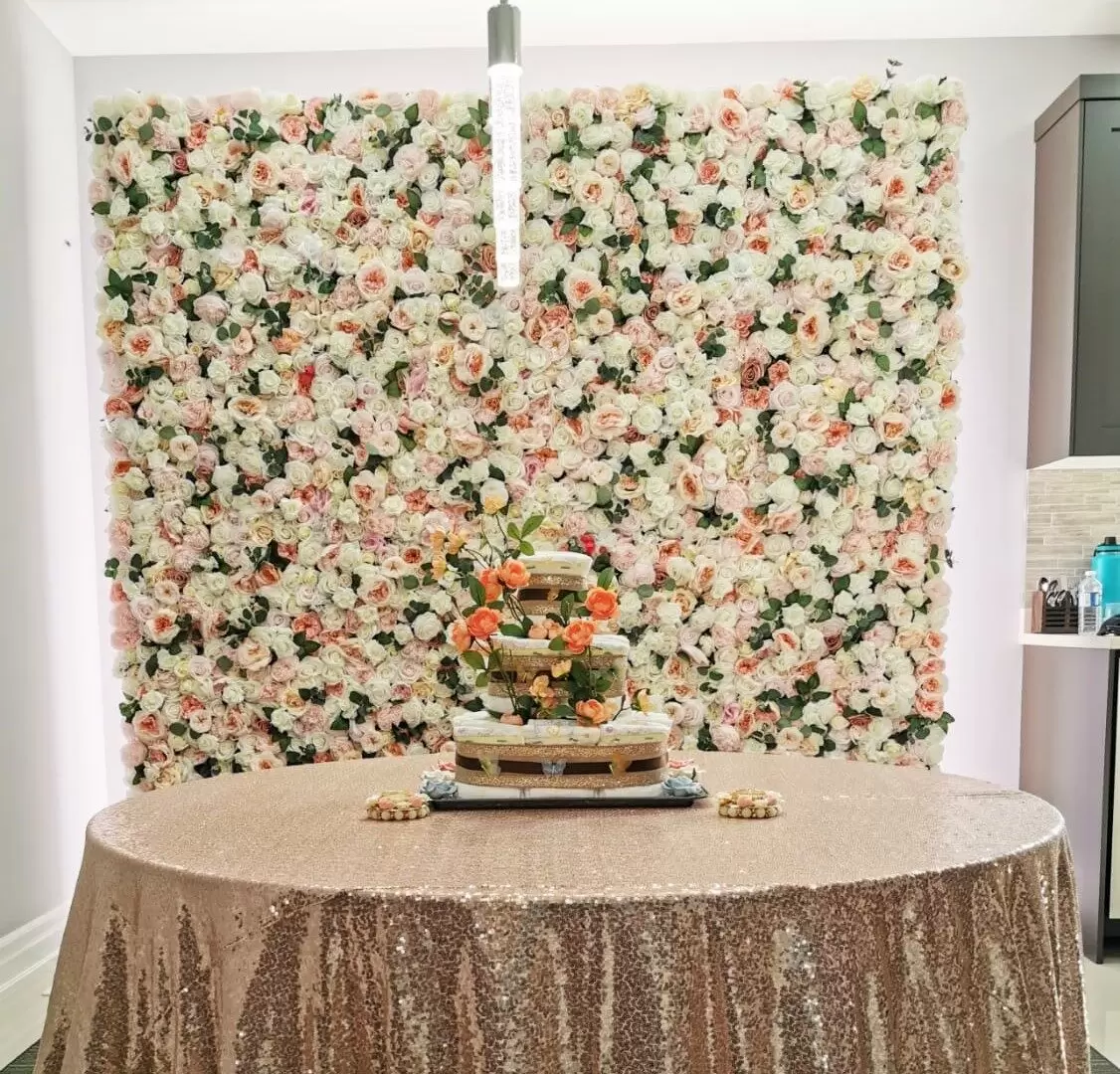 Multi Colored Flower Wall 