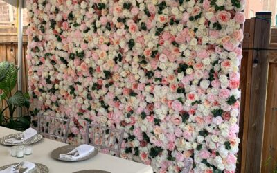 Oakville Wedding Flower Wall Rental