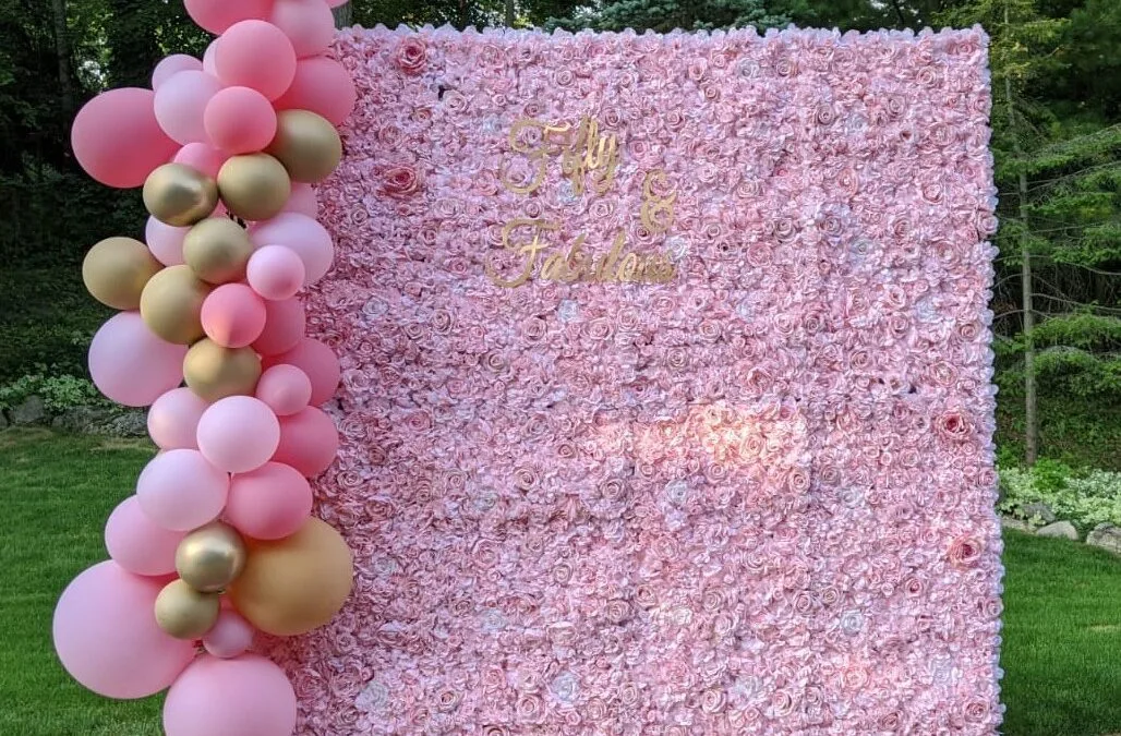 North York Flower Wall Rental