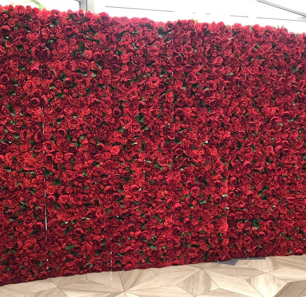 Red rose Rent Flower Wall Newmarket
