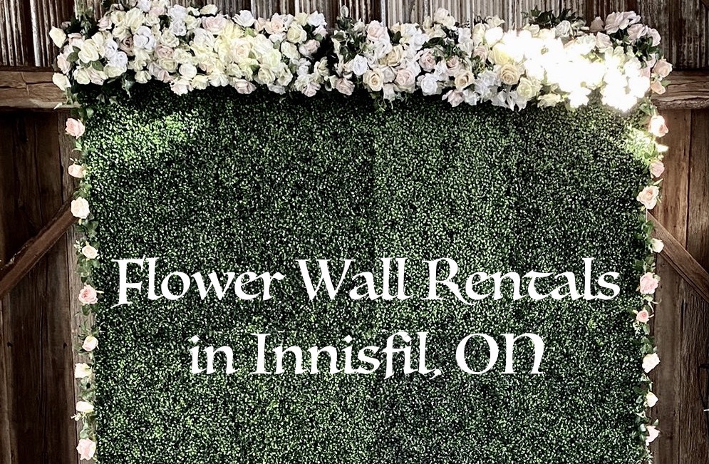 Innisfil flower wall rentals