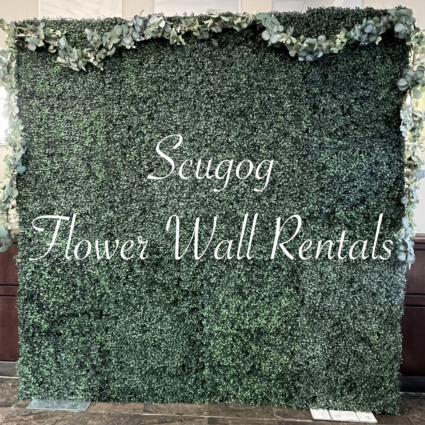 Scugog flower wall rentals