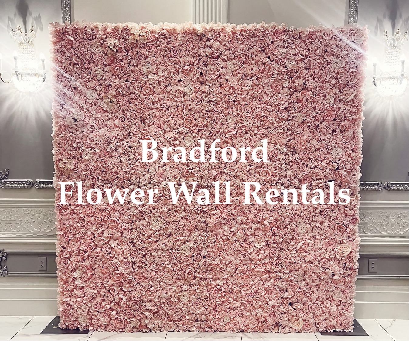 Bradford flower wall Rental