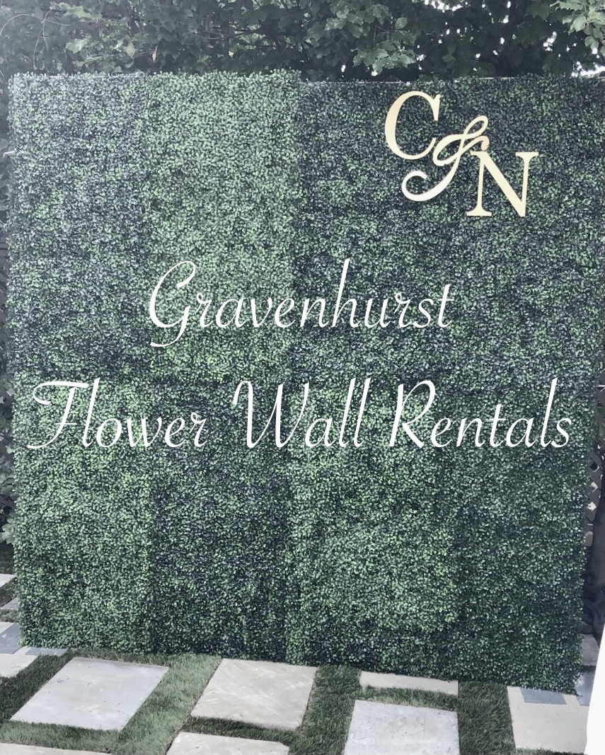 Gravenhurst flower wall rental company