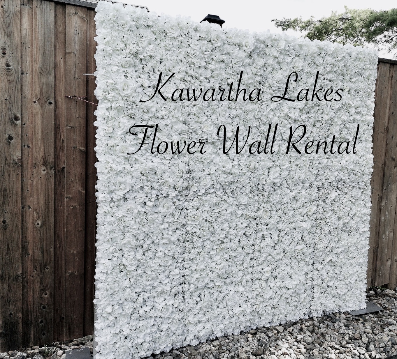kawartha lakes flower wall rental company