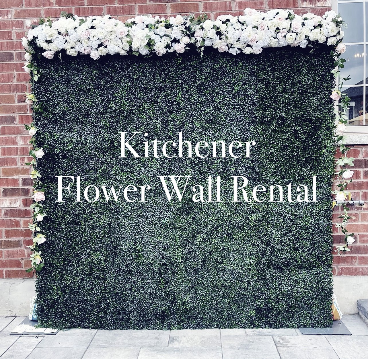 flower wall rental company in Kitchener