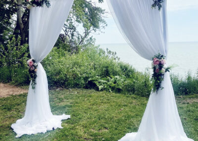 port stanley flower arch