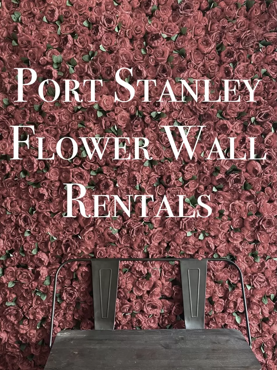 portstanley flower wall rental 3 port stanley flower wall rental company