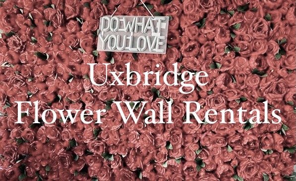 Uxbridge flower wall rental