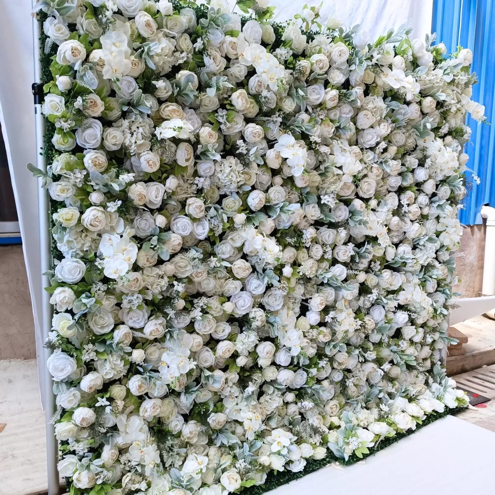 Garden Green Flower Wall Rental