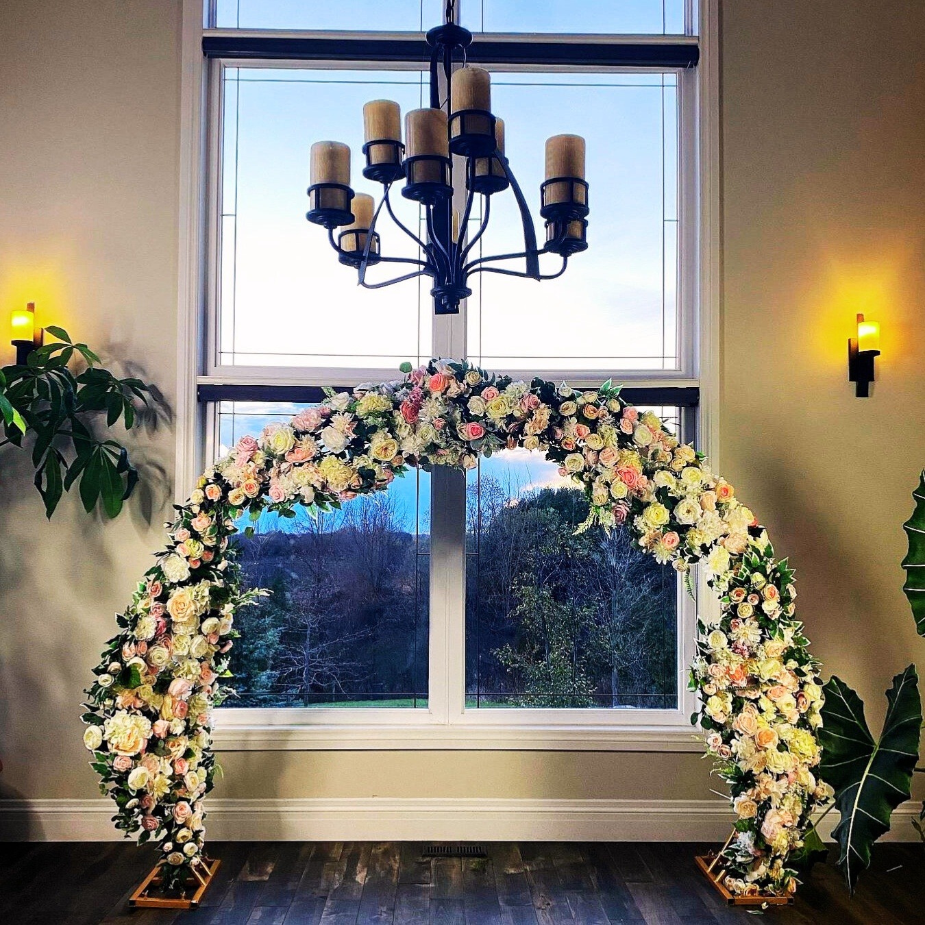 Mixed Flower Archway Rental