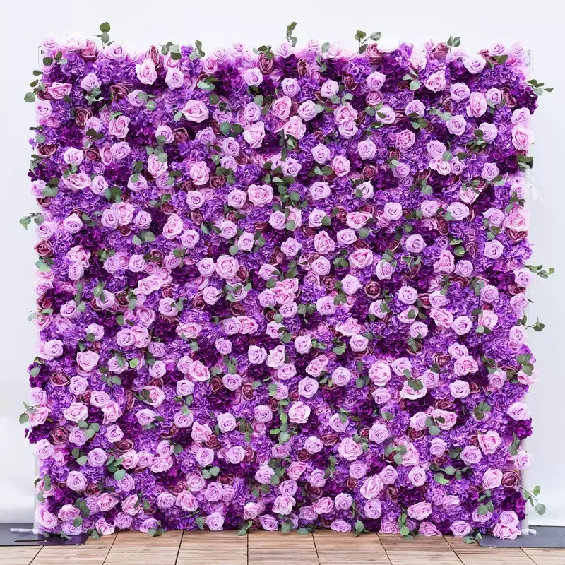 Purple Flower Wall Rental