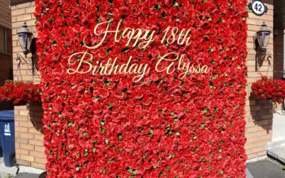 Popular Orillia Flower Wall Rental for Birthday Parties