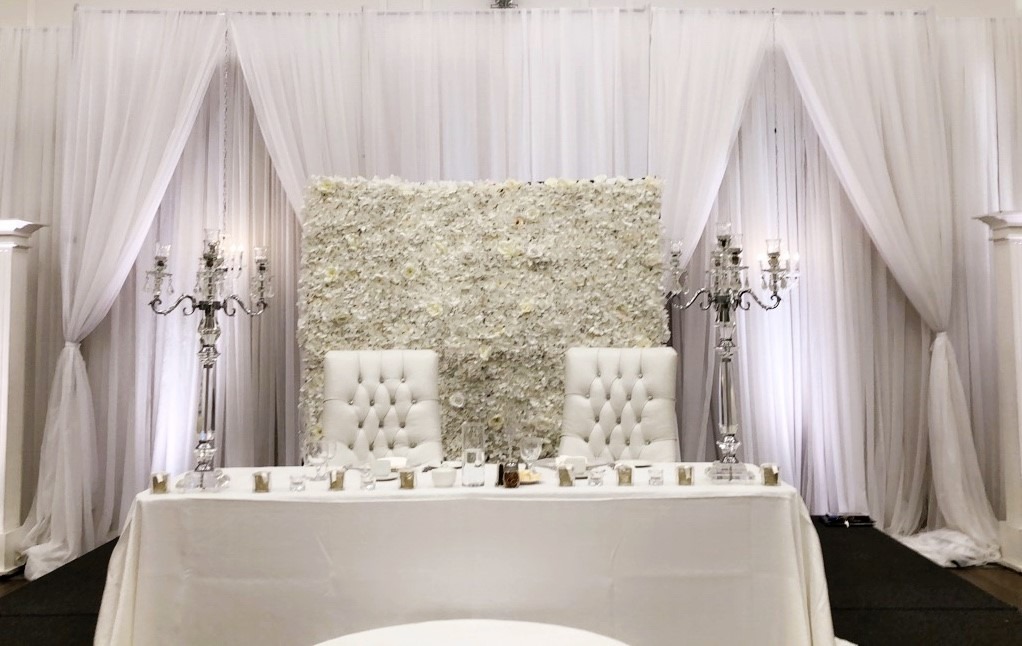 Popular Mississauga Flower Wall Rental for Weddings