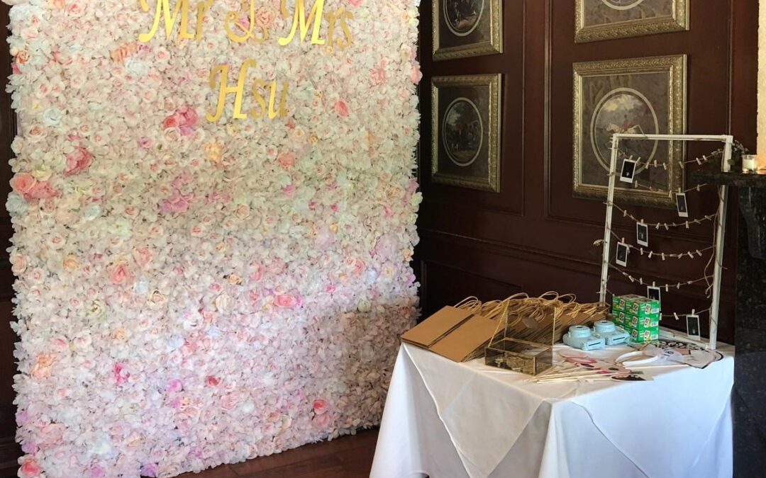 Toronto Floral Backdrop Decor Rental: Pink Blush Flower Wall for Weddings