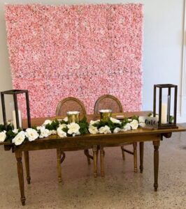 St. Catharines Baby Shower Flower Wall Rentals