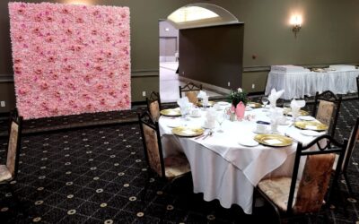 Newmarket Pink Blush Flower Wall Rentals for Baby Showers
