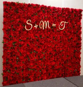 Why Rent Oakville Red Rose Flower Wall