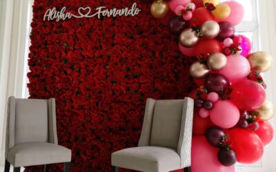 Kingston Floral Backdrop Wedding Decor Rental