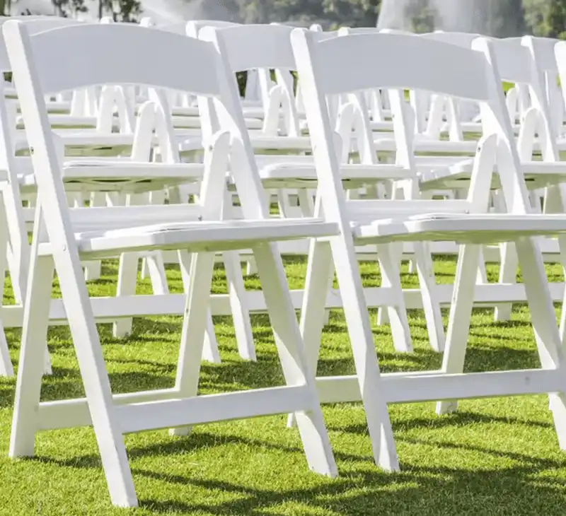 White Folding Chair Rental