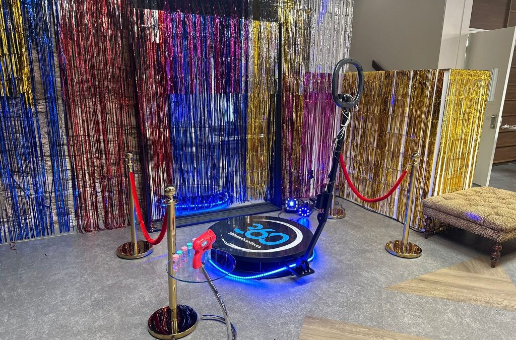 360 video booth for events and celebrations